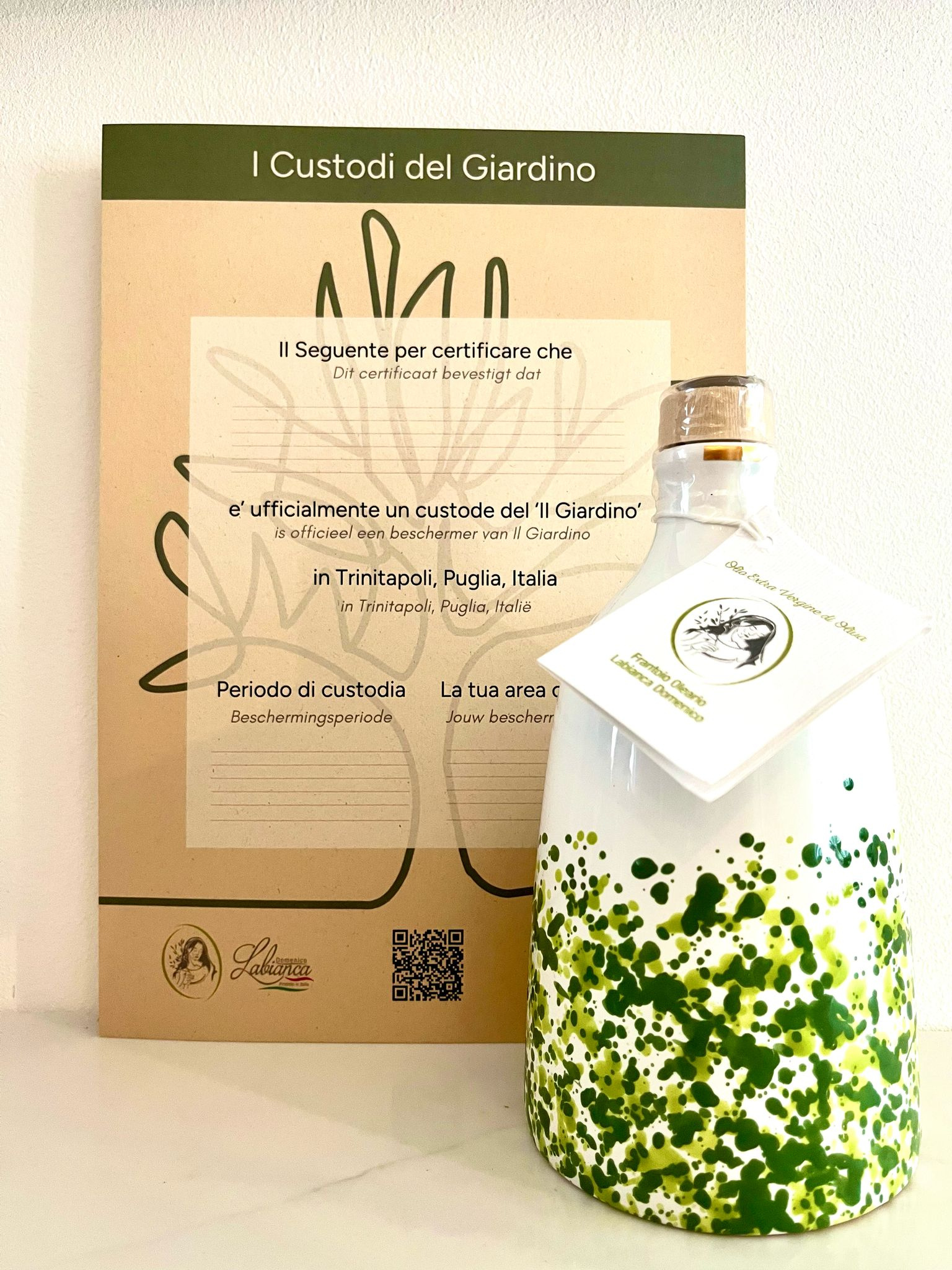Custodi del Giardino: Olijfboom Adoptie