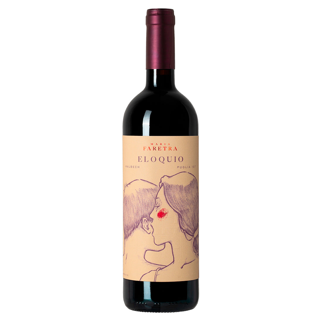 Eloquio Malbec rode wijn – Maria Faretra – fles Puglia