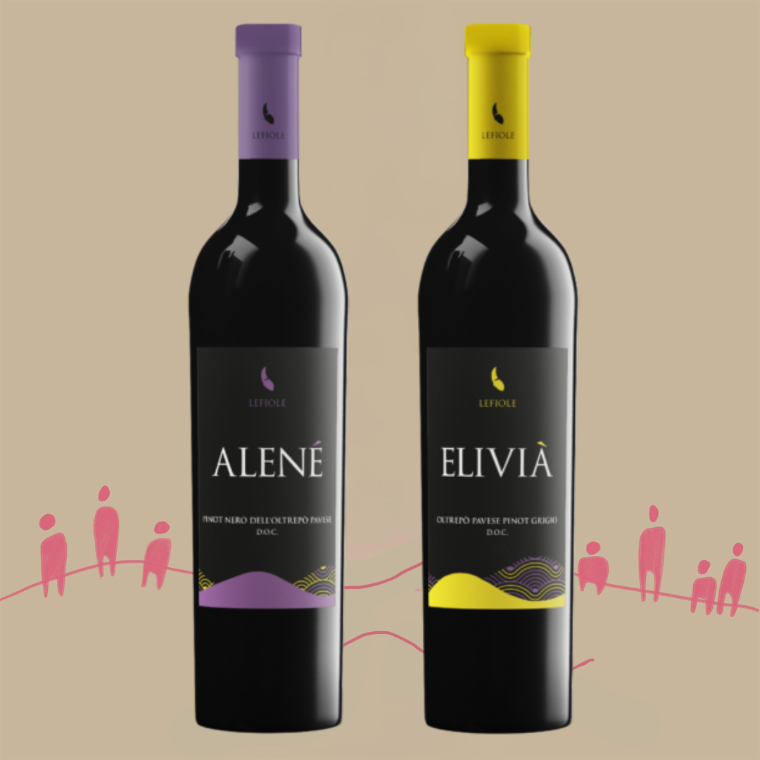 Pinot Pair wijnpakket – Pinot Grigio en Pinot Noir uit Oltrepò Pavese · Terra Collective